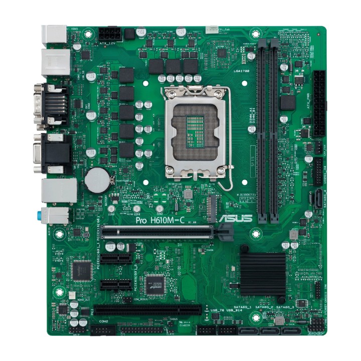 ASUS Carte mère micro ATX pour Intel PRO H610M-C-CSM LGA1700