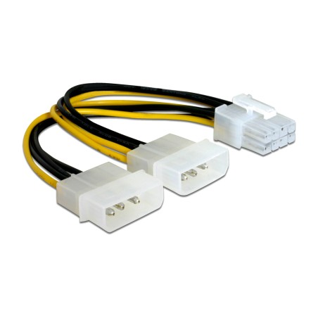 2-molex-auf-8-pin-pcie-stromadapterkabel 0,15m 82397