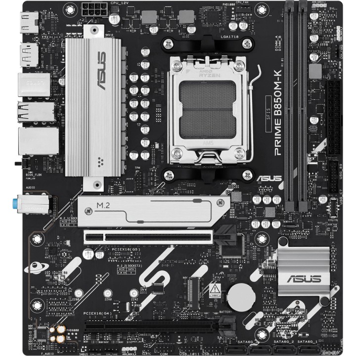 ASUS Carte mère micro ATX pour AMD PRIME B850M-K AM5