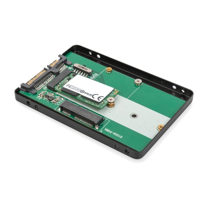 DIGITUS Telaio adattatore da SSD M.2 e mSATA a unità SATA