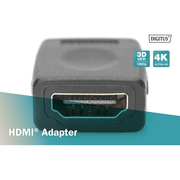DIGITUS Coupleur HDMI pour raccorder des câbles 4K 60HZ H/H