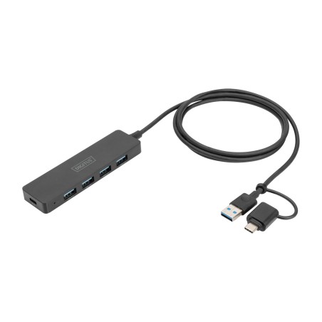 schlanker usb-hub mit 4 anschlüssen 3.0