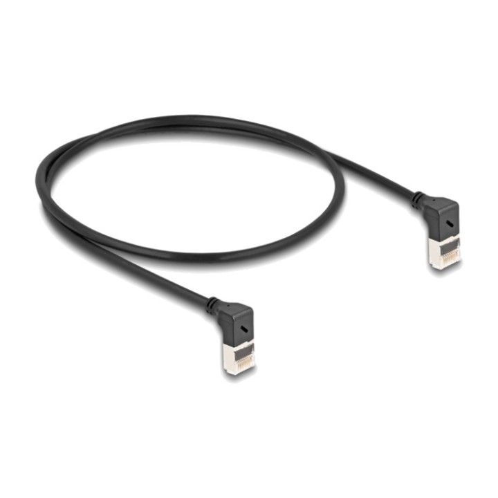 DELOCK Slim network patch cable, angled at 90 degrees CAT6A