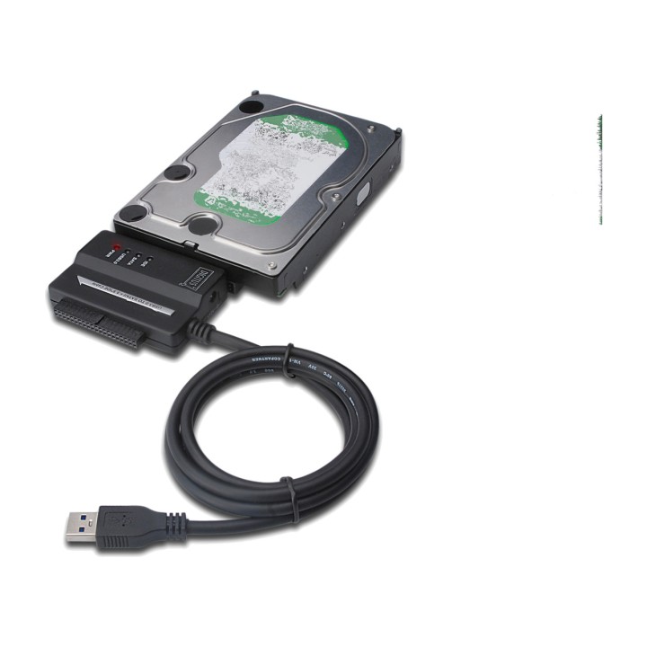 DIGITUS USB-auf-IDE- und SATA-Adapterkabel für Festplatten