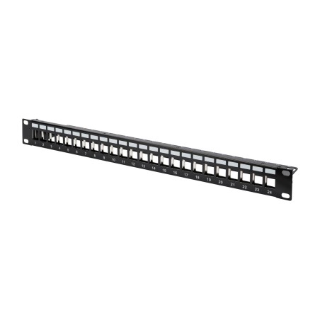 panel de parcheo modular sin equipar keystone-19" 1u 24x