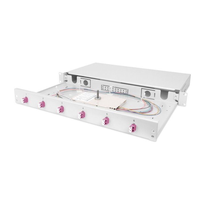 DIGITUS Boîtier d’épissure de fibre optique équipé pour