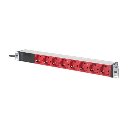 multipresa pdu per armadio rack 19" 1u 8-tomas-schuko c14
