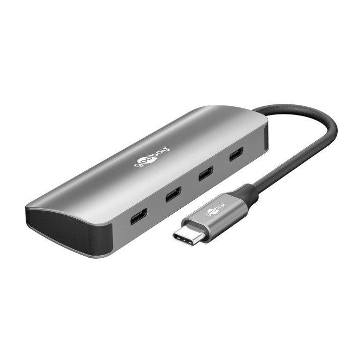 GOOBAY Hub USB-C delgado de 4 puertos 3.2 GEN1 76565