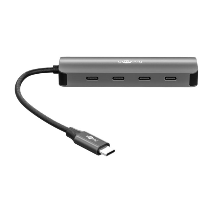 GOOBAY Schlanker USB-C-Hub mit 4 Anschlüssen 3.2 GEN1 76565
