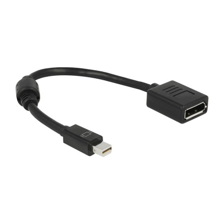 cable adaptador mini displayport a dp hembra 1.4 8k 0,15m 65554