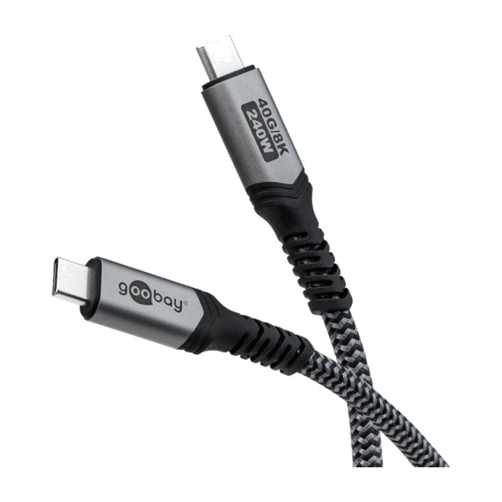 GOOBAY Cable USB tipo C a USB-C USB4 GEN 3X2 40GBPS PD 240W