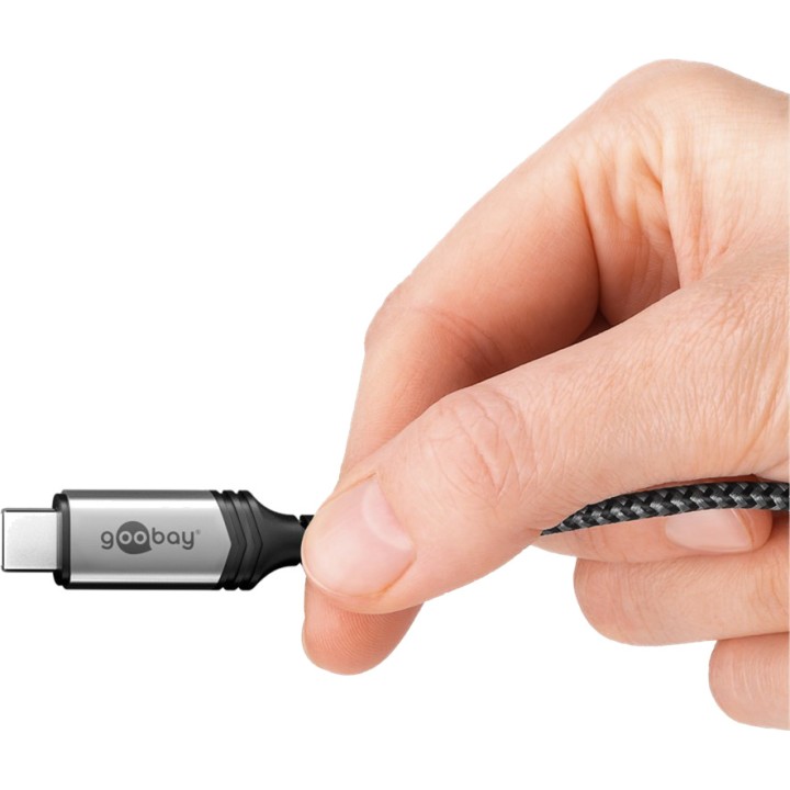 GOOBAY USB-Typ-C-auf-USB-C-Kabel USB4 GEN 3X2 40GBPS PD 240W