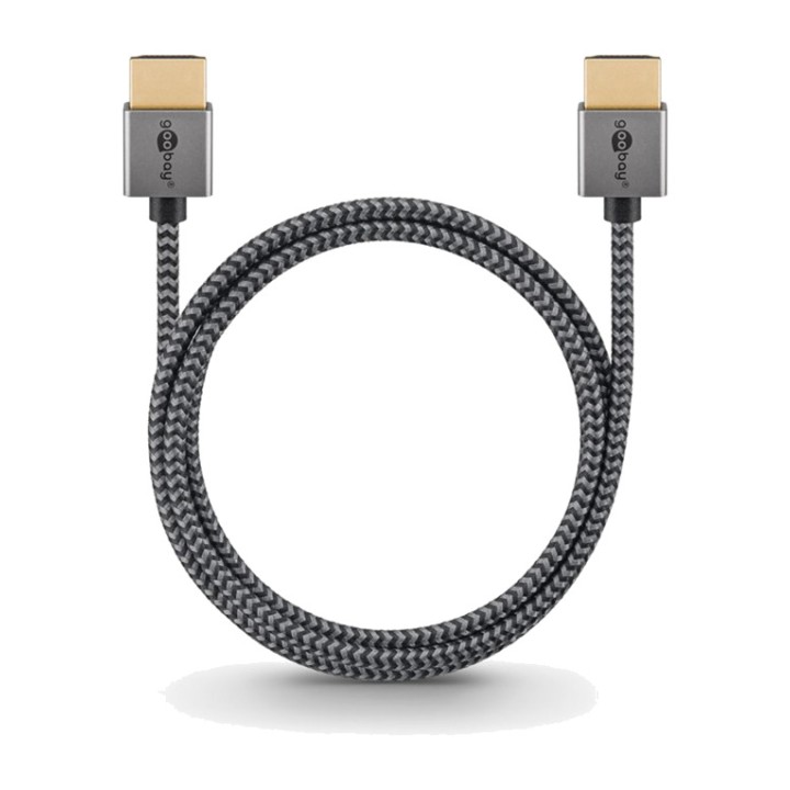 GOOBAY Slim High Speed HDMI cable with Ethernet PLUS 2.0 4K