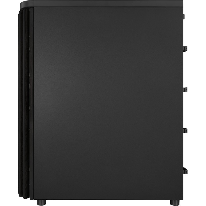 ASUS ATX mid-tower PC case with window and wood front panel