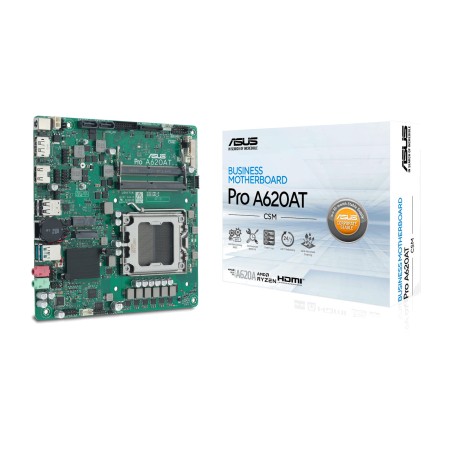 placa base thin mini itx para amd pro a620at-csm am5
