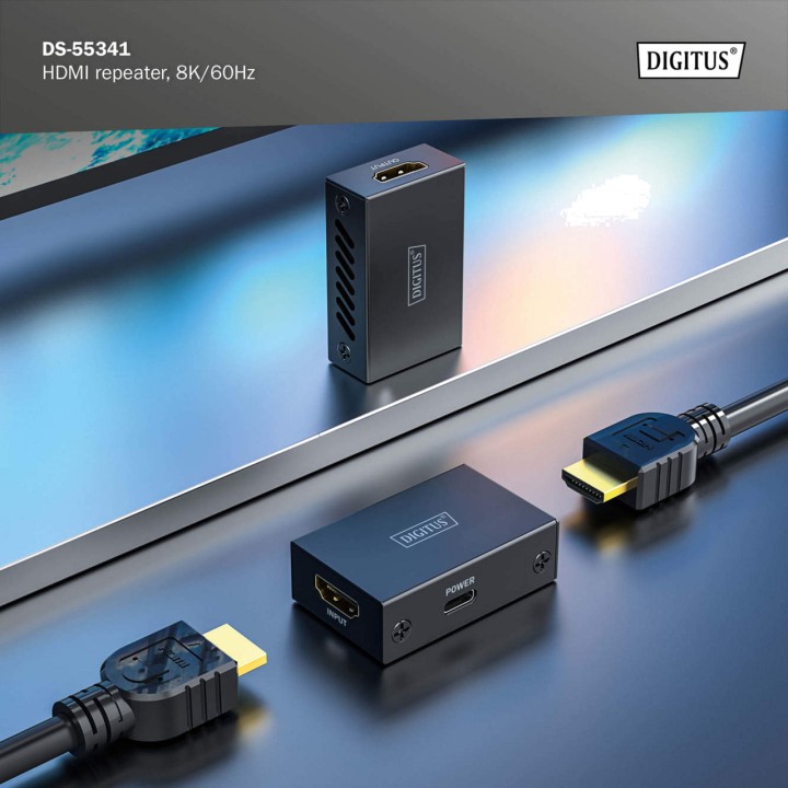 DIGITUS HDMI-Signalverstärker 2.1 8K 60HZ 100120822