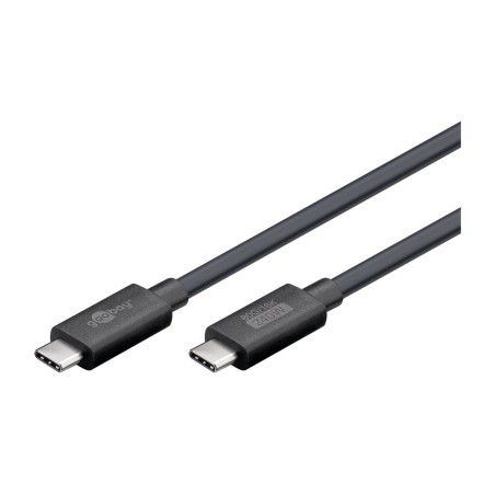 cable de datos, vídeo y carga usb4 v2.0 usb-c/usb-c 80gbps pd 240w 1,2m