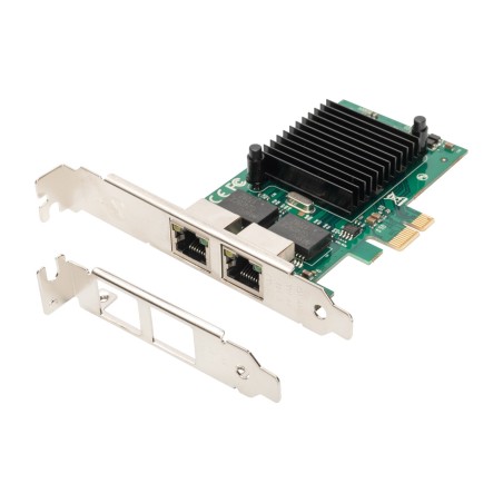 tarjeta de red pcie de 2 puertos gigabit rj45 intel 82575eb