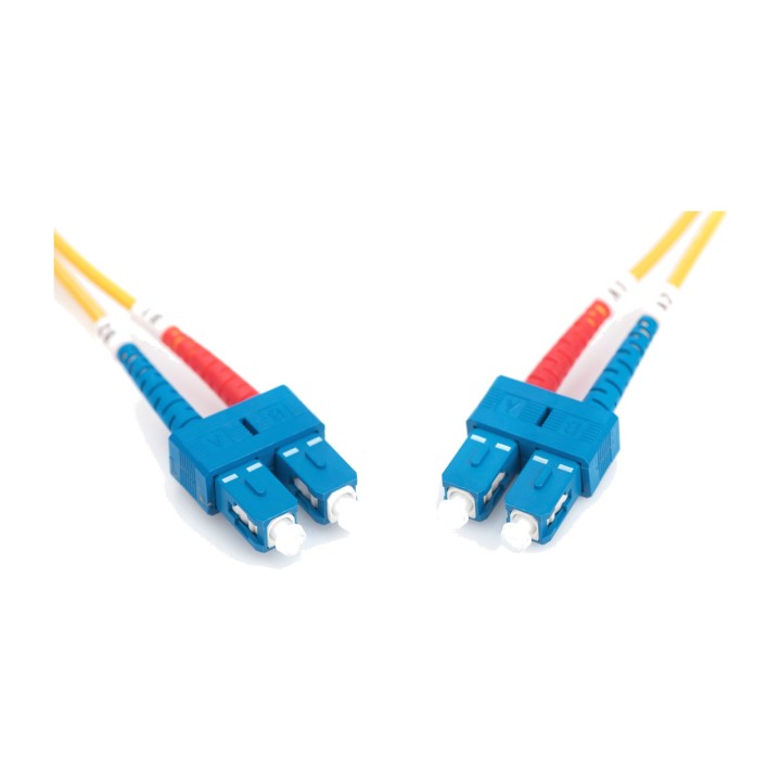 DIGITUS Cavo patch in fibra ottica monomodale duplex SC-SC