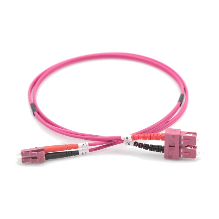 DIGITUS Bretella multimodale duplex in fibra ottica LC-SC