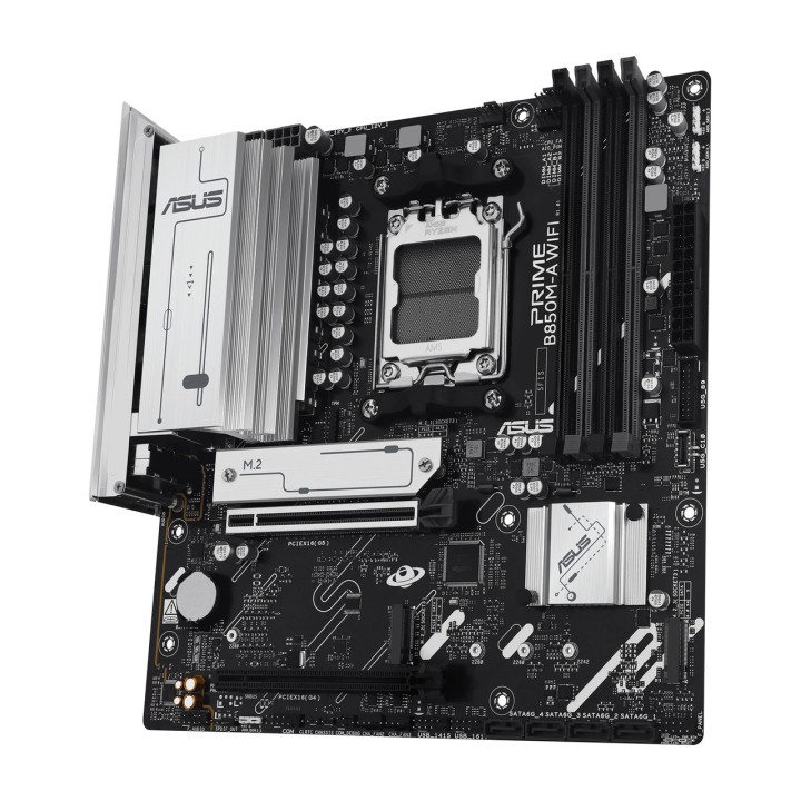 ASUS Placa base micro ATX para AMD PRIME B850M-A-WIFI AM5