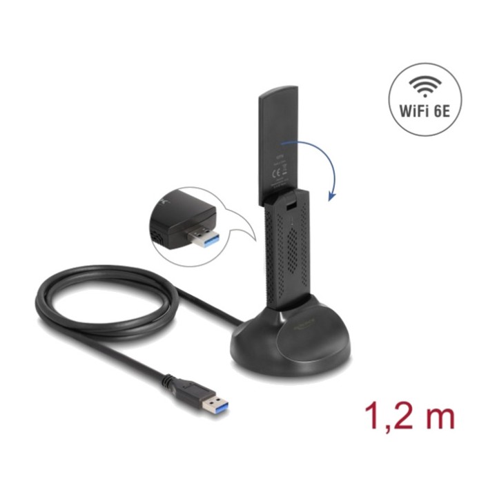 DELOCK Adaptér USB WiFi 6E AX5400 12774 100102851