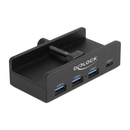 hub usb à 4 ports avec vis de fixation 3.2 gen1 5gbps 3x a 1x c 64284