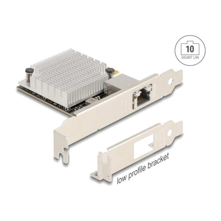 DELOCK PCIe δικτυακή κάρτα με 1 πόρο RJ45 X4 10GBE-AQUANTIA