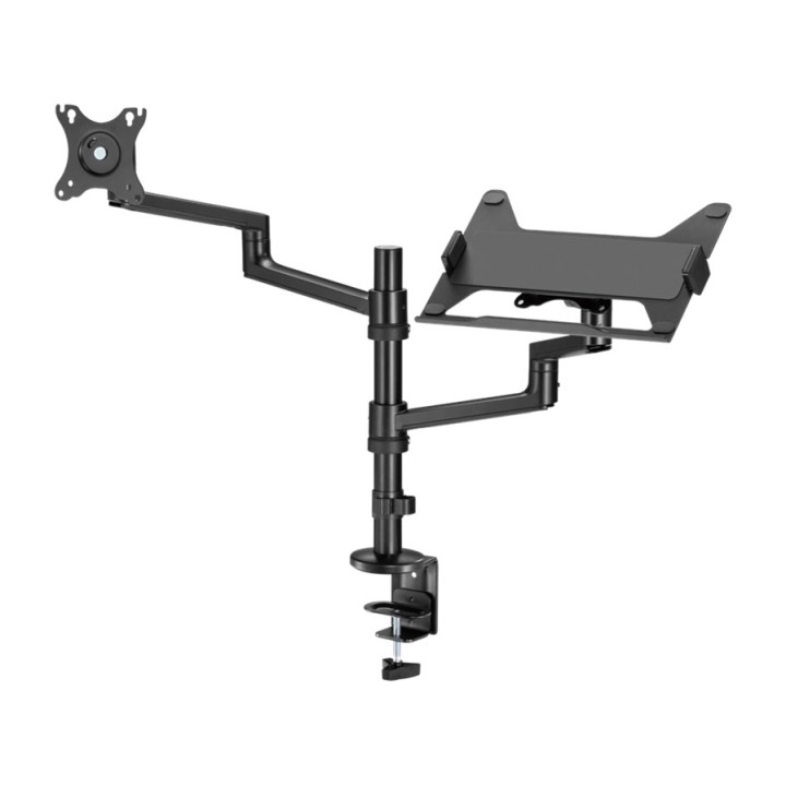 GOOBAY Monitorarm mit Laptopablage DELUXE 17-32" VESA 100