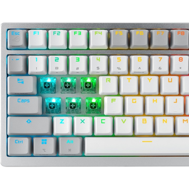 ASUS Teclado gaming mecánico inalámbrico con distribución