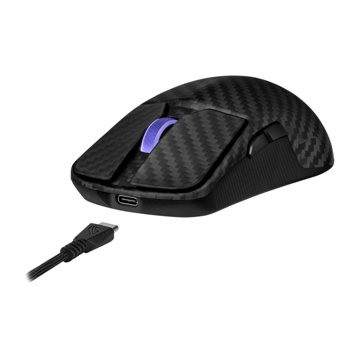 ASUS Mouse gaming wireless ultraleggero in fibra di carbonio