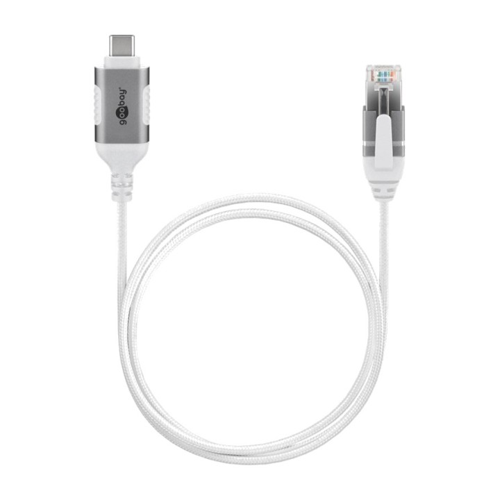 GOOBAY USB-C hálózati kábelek adapter RJ45 SLIM 3.2 GEN2