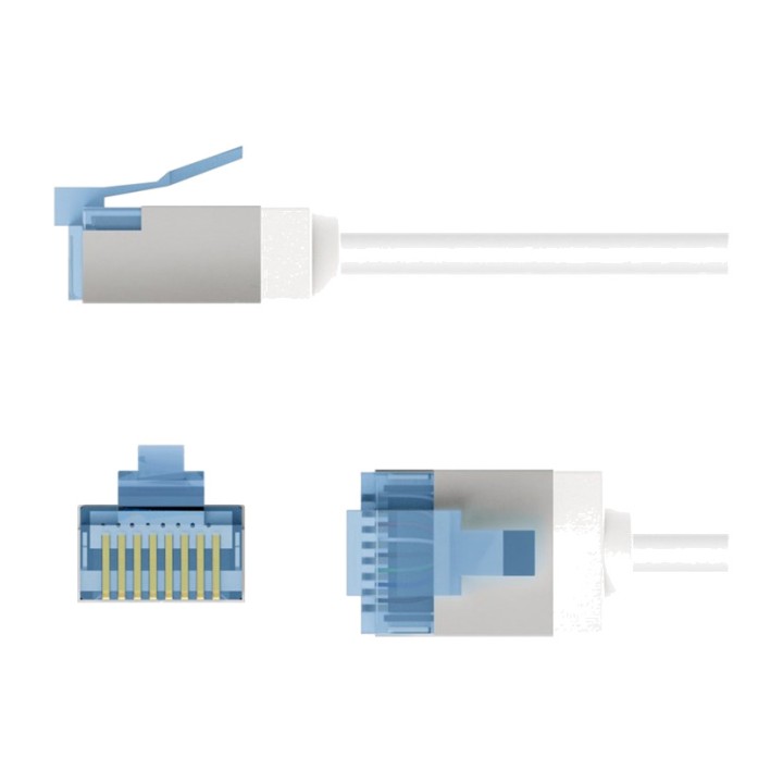 GOOBAY Cordon réseau ultraflexible et fin CAT6A U/FTP RJ45