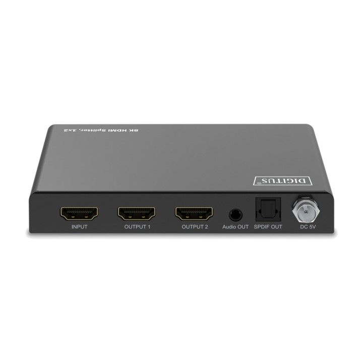 DIGITUS Répartiteur HDMI 1 entrée vers 2 sorties avec sortie