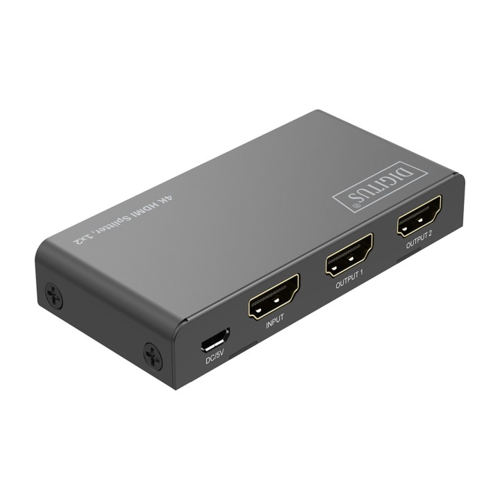 DIGITUS Splitter HDMI da 1 ingresso a 2 uscite 2.0 4K