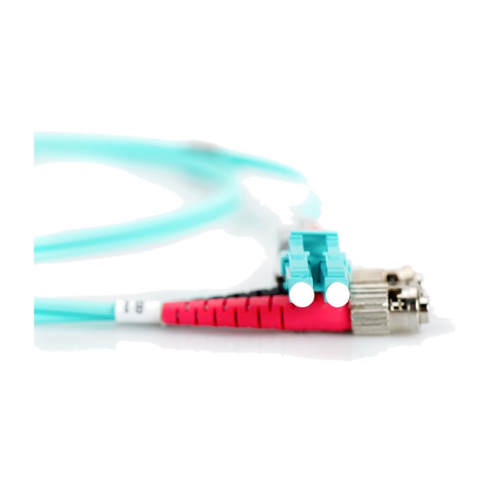 DIGITUS Duplex multimode fibre-optic patch cable LC-ST OM3
