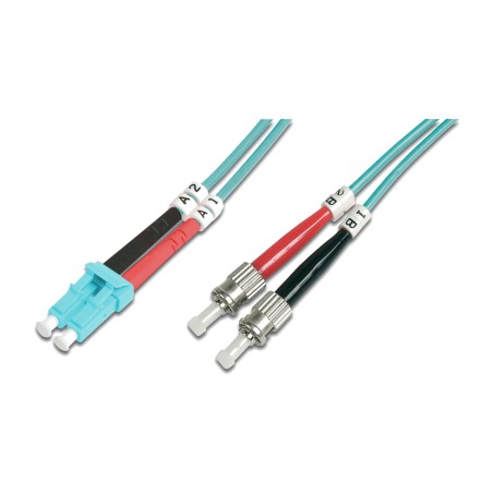 latiguillo de fibra óptica multimodo dúplex lc-st om3