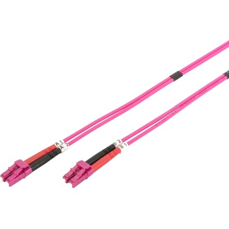 bretella multimodale duplex in fibra ottica om4 lc-lc 10m
