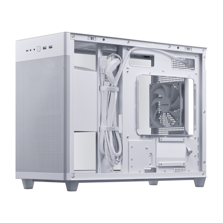 ASUS Caja de PC micro ATX con ventana PRIME AP201 TG