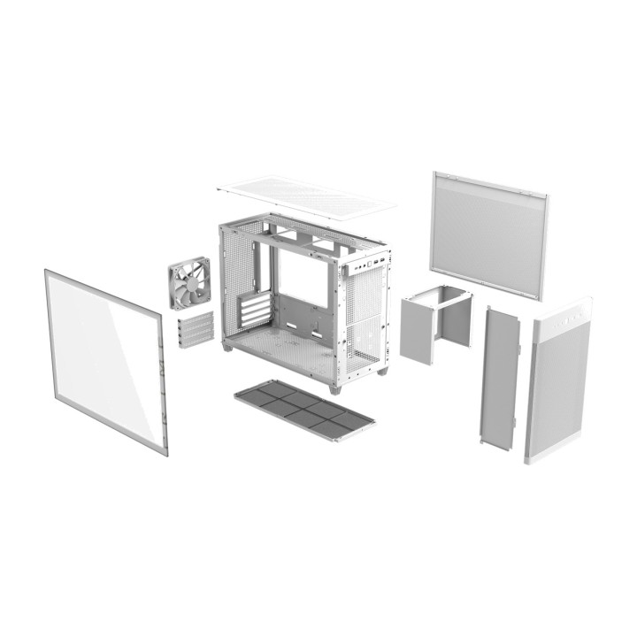 ASUS Boîtier PC micro ATX avec fenêtre PRIME AP201 TG