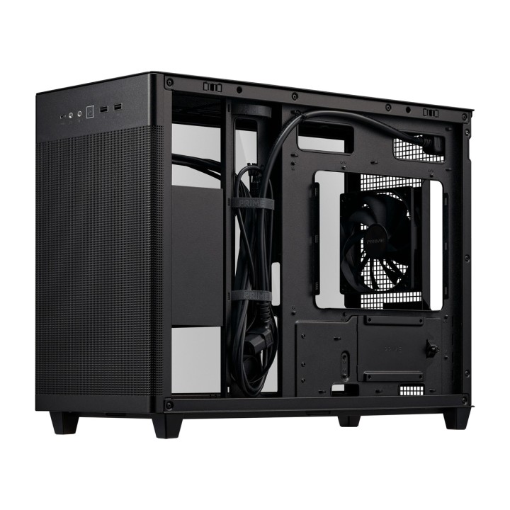 ASUS Caja de PC micro ATX con ventana PRIME AP201 TG