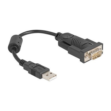 adaptador usb a puerto serie rs232 2.0 db9 0,25m 64276