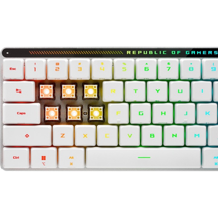 ASUS Kabellose optische Gaming-Tastatur mit flachem Profil