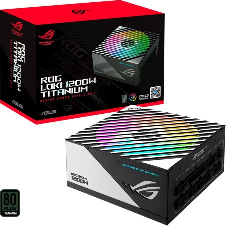 fuente de alimentación sfx-l para pc rog loki 1200t 1200w titanium