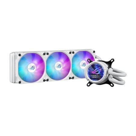 raffreddamento a liquido aio per cpu rog strix lc iii 360 argb-lcd