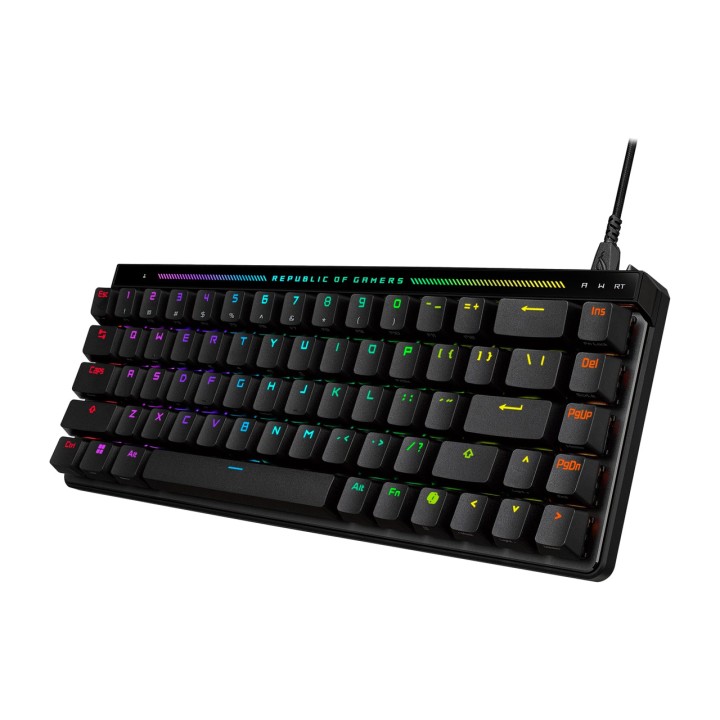 ASUS Teclado gaming magnético con cable y distribución