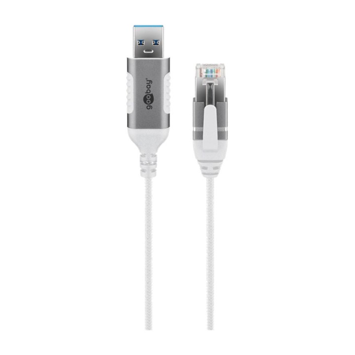 GOOBAY USB-A-auf-Netzwerkadapterkabel RJ45 SLIM 3.2 GEN1