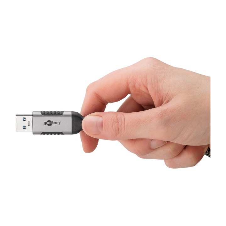GOOBAY Cable adaptador de red USB-A a RJ45 SLIM 3.2 GEN1
