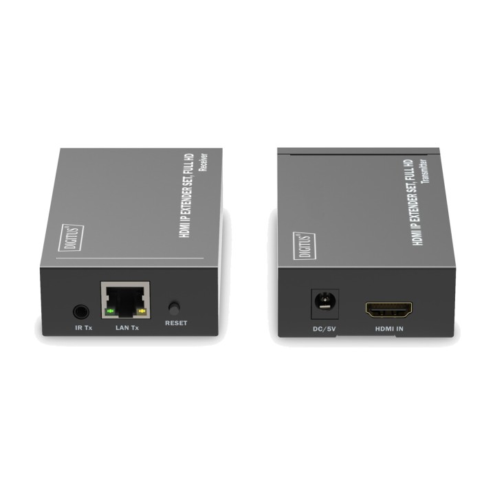 DIGITUS Kit extender HDMI su rete IP con telecomando FULL HD