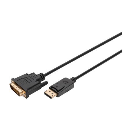 câble adaptateur displayport vers dvi-d avec verrouillage dp 1.1a 1080p m/m 3m